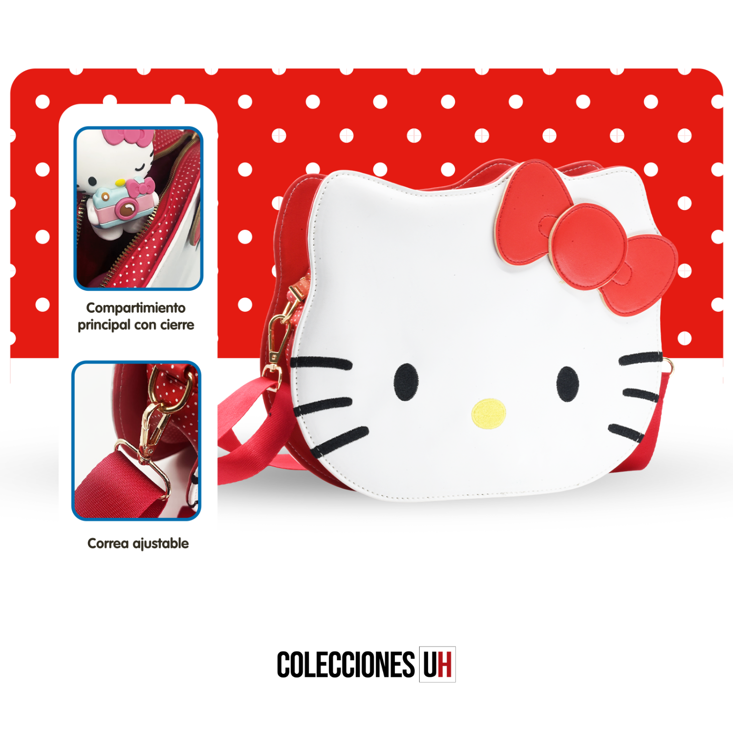 Bolso De Hello Kitty Con Micrófono Y Luces | Juguete Musical Con Ritmos Y Entrada De Audio | Ideal Para Desinhibir Y Estimular La Creatividad