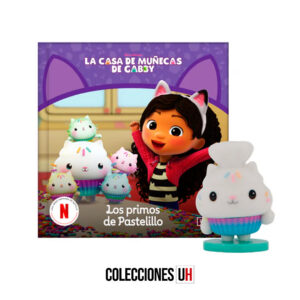 3- Colección Casa de Muñecas de Gabby. Salida 5 - Libro + figura de Pastelillo