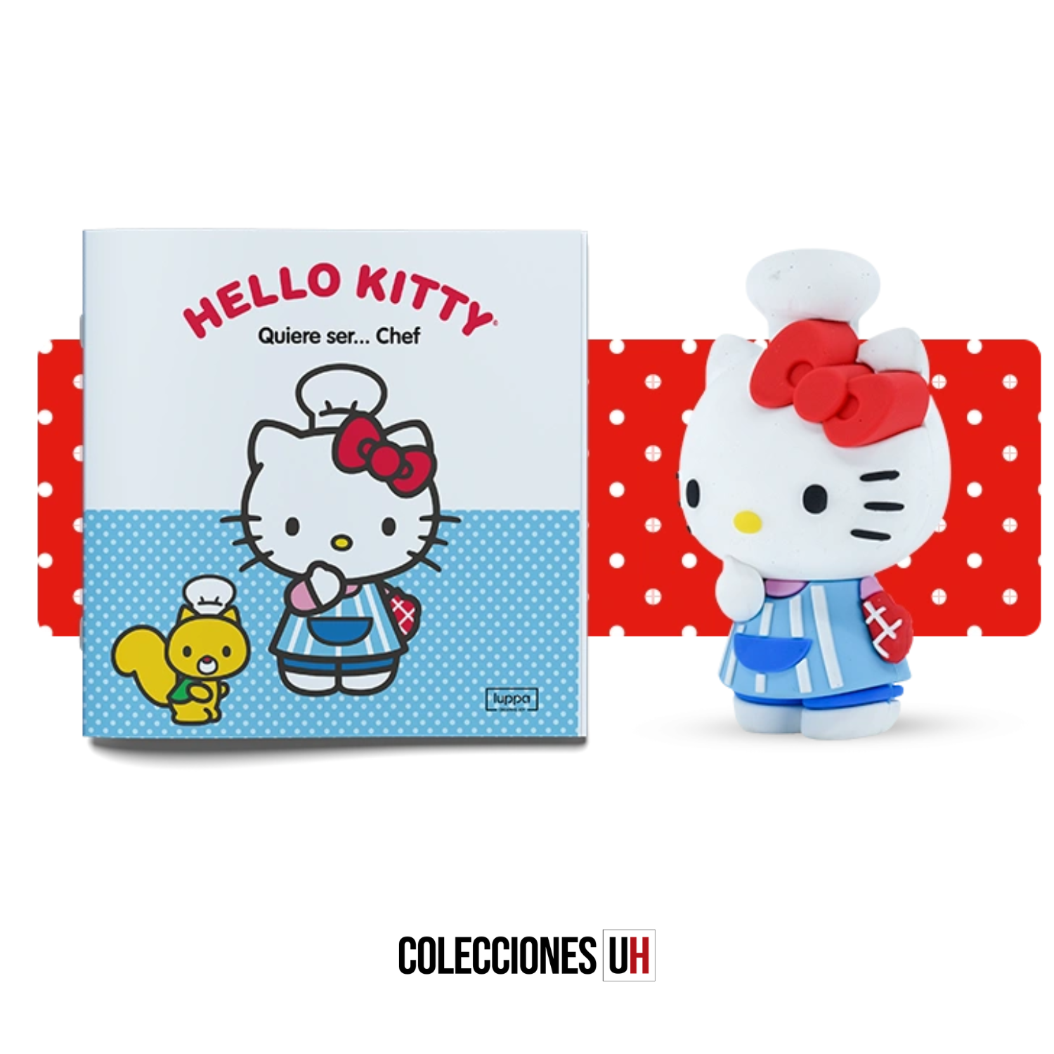 6.Hello Kitty quiere ser... Salida 6 – Libro + Figura Hello Kitty Chef 6.Hello Kitty quiere ser... Salida 6 – Libro + Figura Hello Kitty Chef