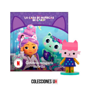 7 colección casa de muñecas de gabby. salida 9 libro + figura de bebe caja