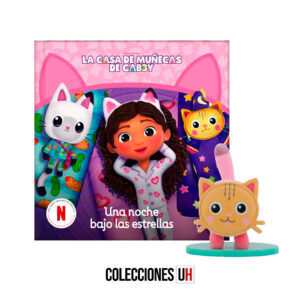 8 colección casa de muñecas de gabby. salida 10 libro + figura de gato almohada
