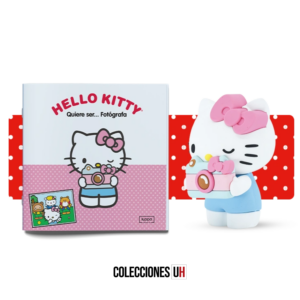 8.Hello Kitty quiere ser... Salida 8 – Libro + Figura Hello Kitty Fotógrafa