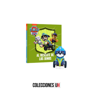 colección paw patrol libro 10 libro + figura rex