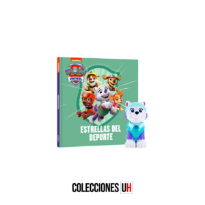colección paw patrol libro 8 libro + figura everest