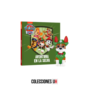 colección paw patrol libro 9 libro + figura tracker