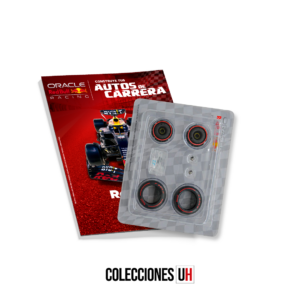 colección oracle red bull salida 1 carrocería, spoiler, halo y rejilla.